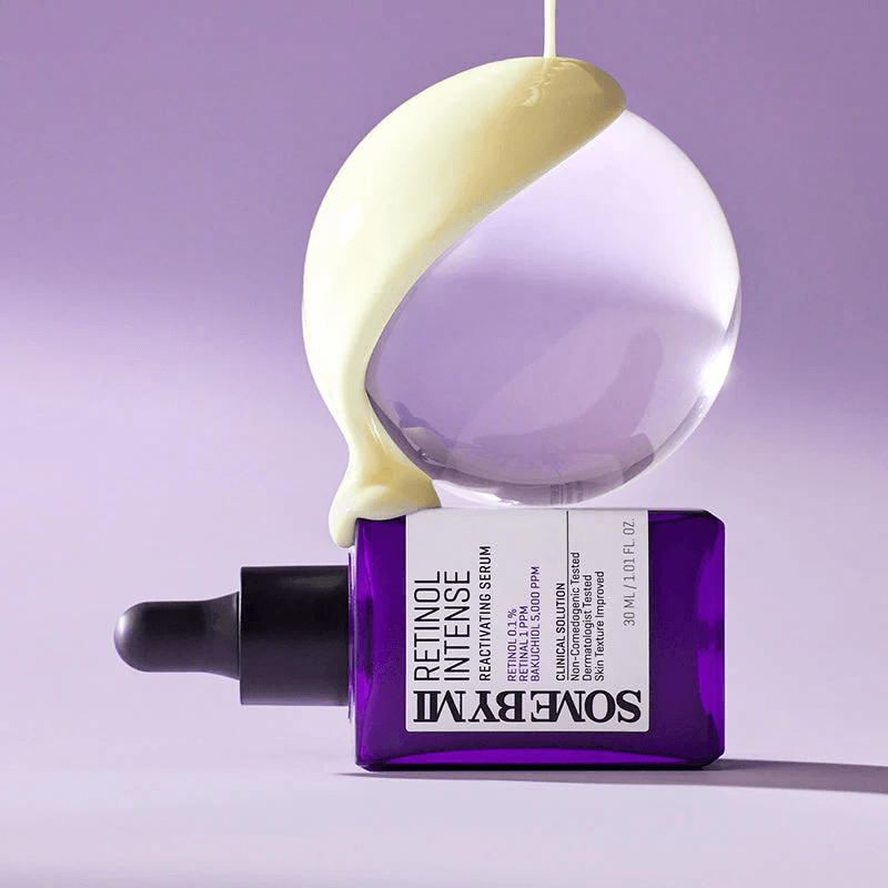 کاهش چین و چروک و افزایش شفافیت پوست با سرم ضد پیری و جوانساز پوست سام بای می مدل Retinol